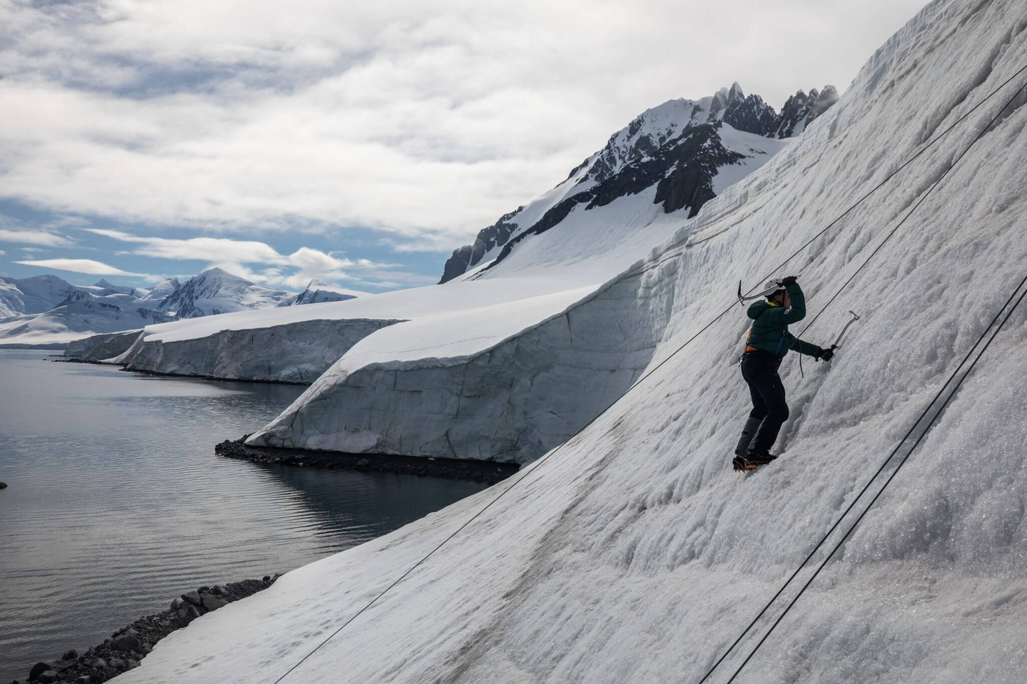 Cookson guests ice-climbed in Antarctica