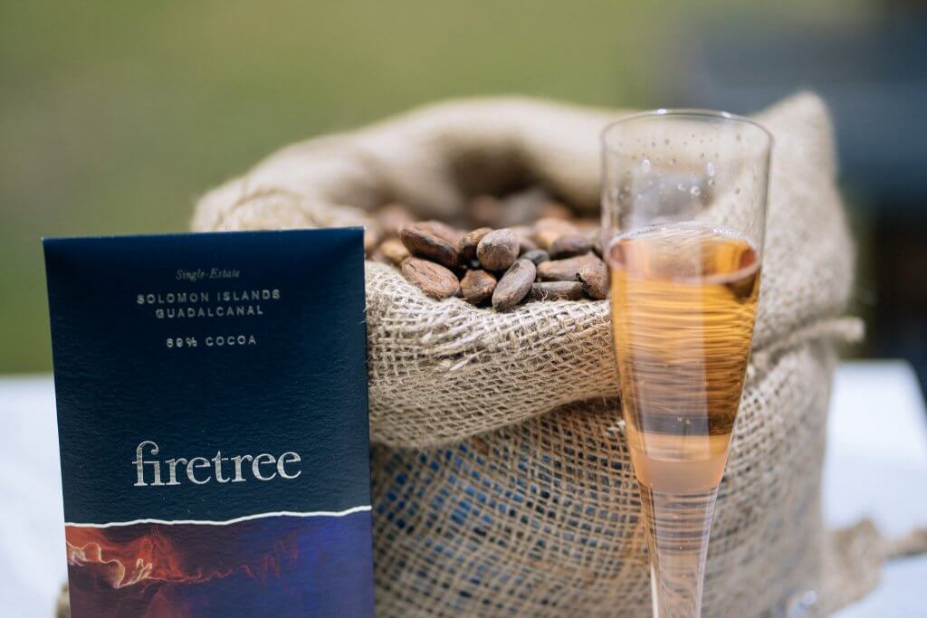 Firetree_Taste of London_Cacao Beans, Bar & Champagne