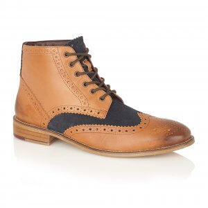 Gatsby Hi Boot Leather Tan/Navy