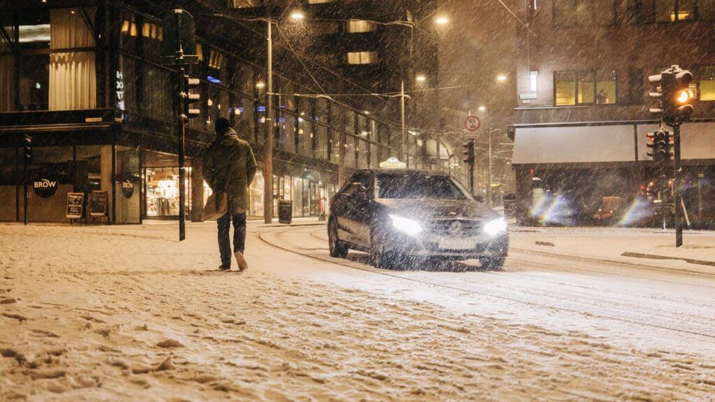 Car in the winter