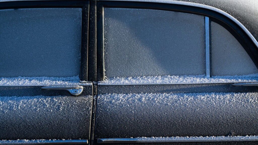 Car in the winter