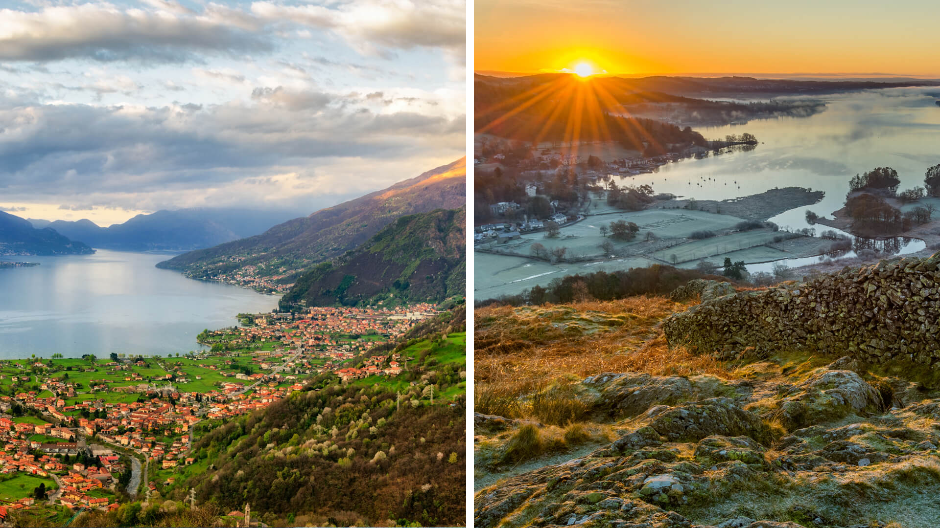 Italian Lakes vs. Lake District