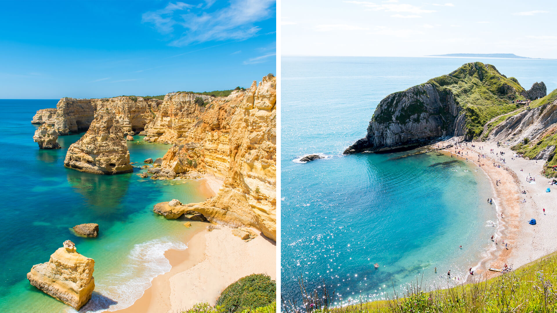 Portugal's Atlantic Coast vs. South England's Jurassic Coast