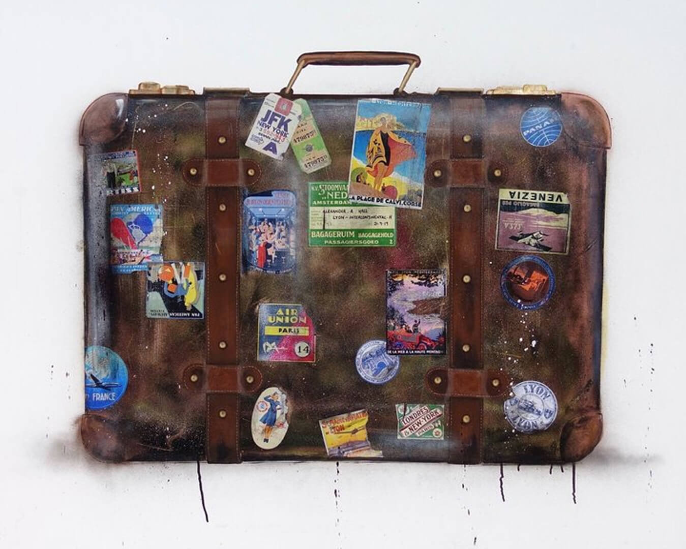 Alex Hall's Suitcase Artwork