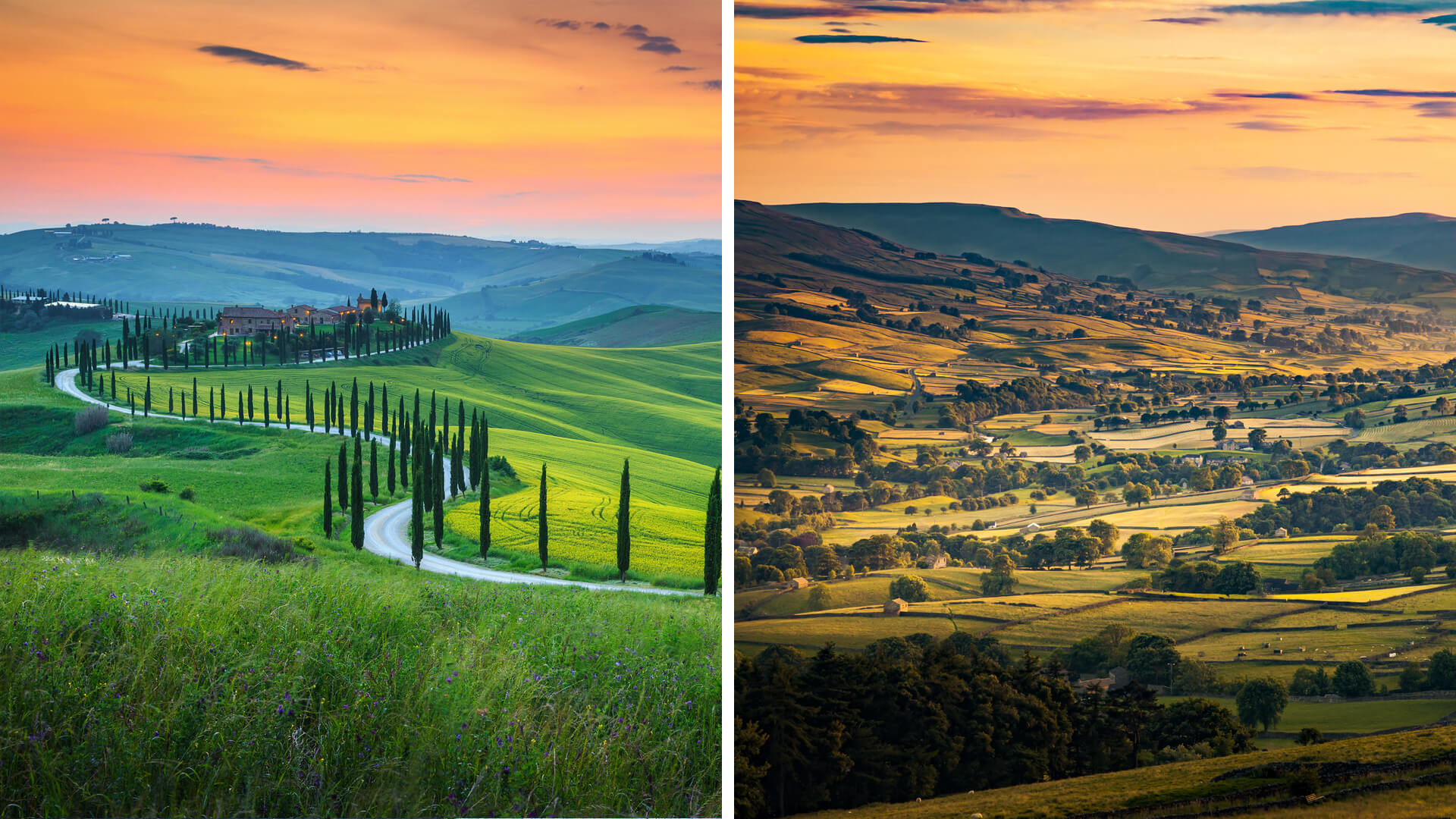 Tuscany Road Trip vs. Yorkshire Dales Road Trip