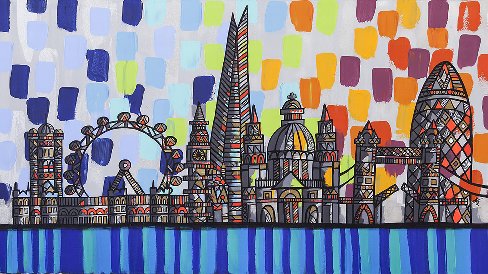 London skyline piece