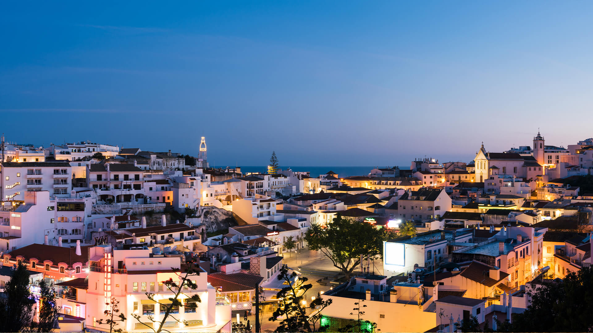 Algarve at night