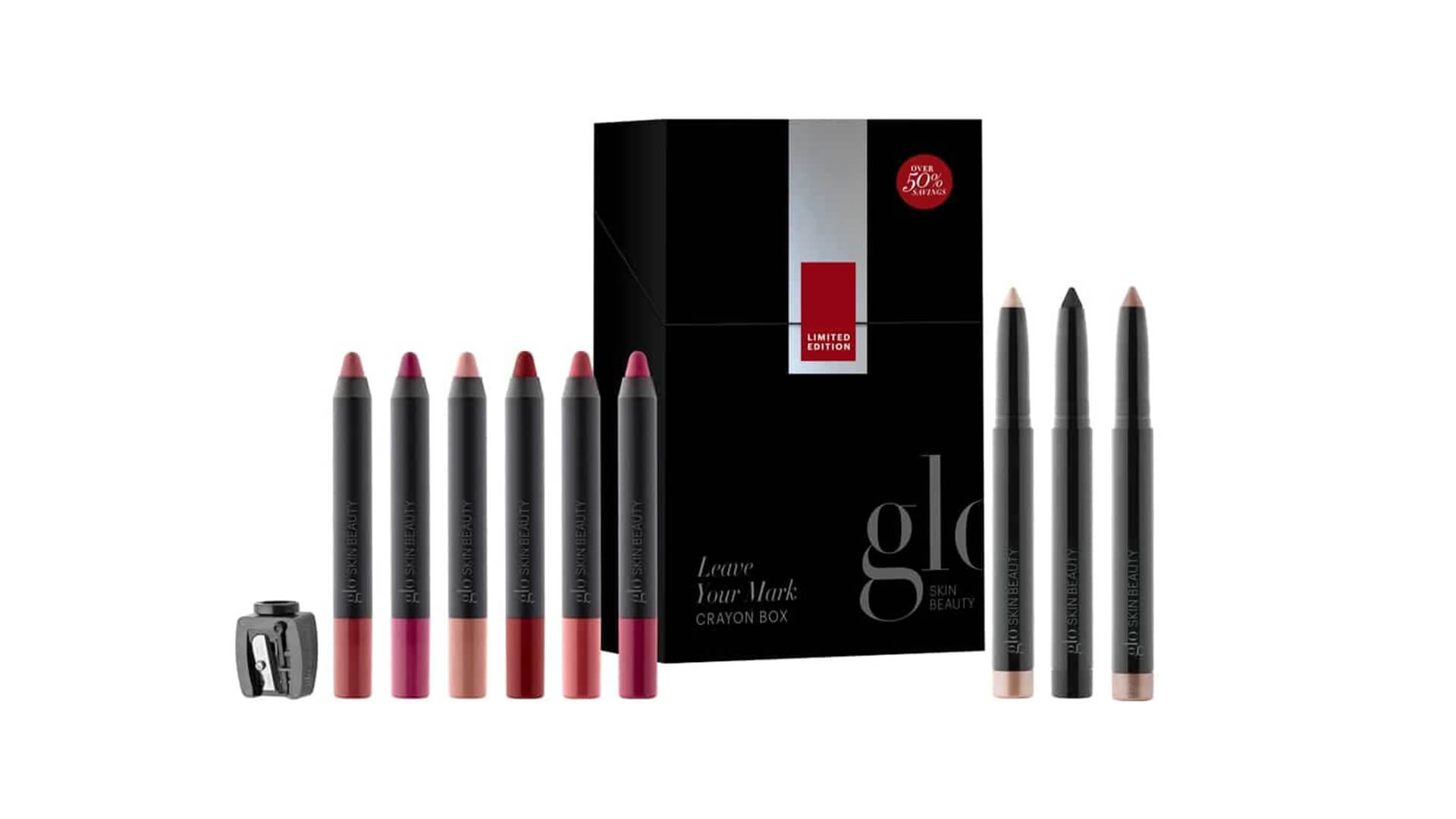 glo skin crayon box