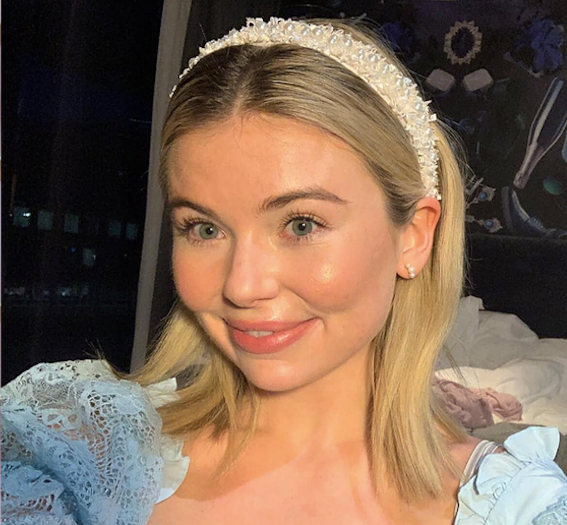 Georgia Toffolo wearing Crown Love