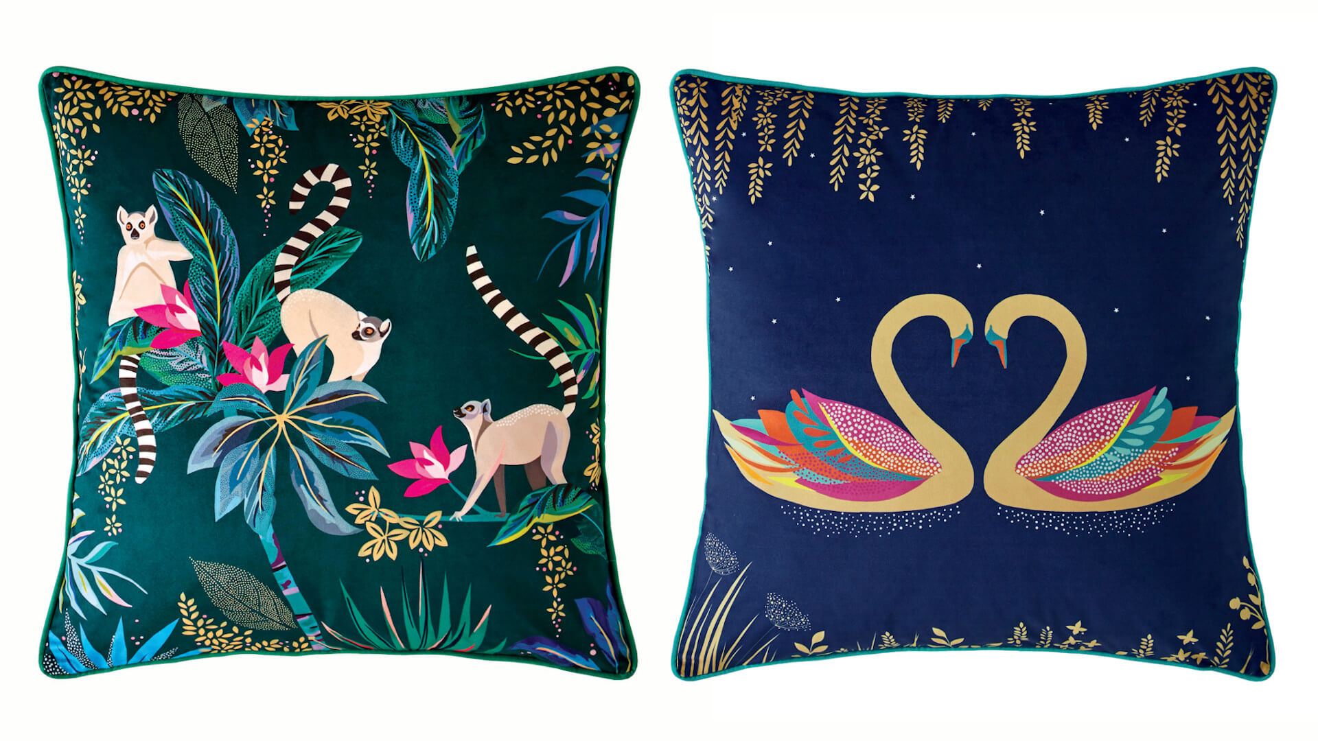 Sara Miller, Cushions – from £30