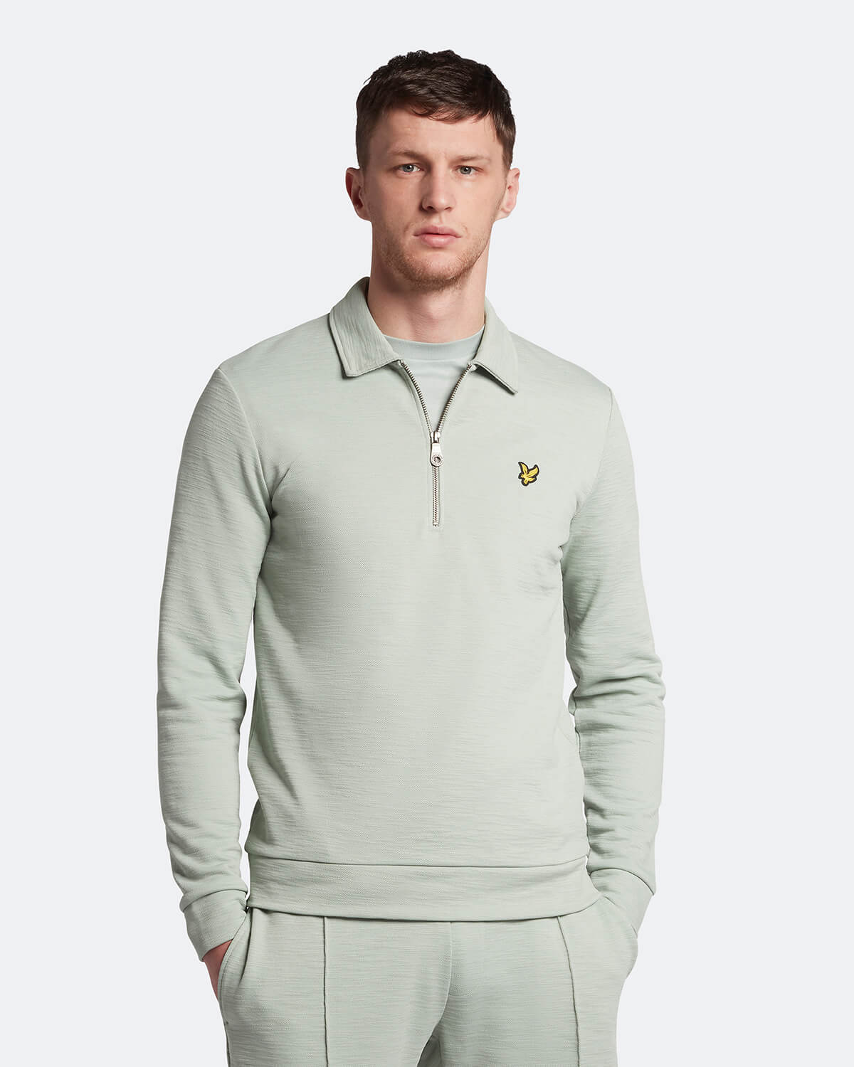 Lyle & Scott - Twinset LS Polo - Putty Sage - £65.00