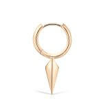 Copy of Hoop_8_Long_Single_FacetMetalSpike_Rose-Gold#2