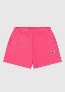 Champion - Embroidered High Waist Cotton Blend Shorts - £36.00