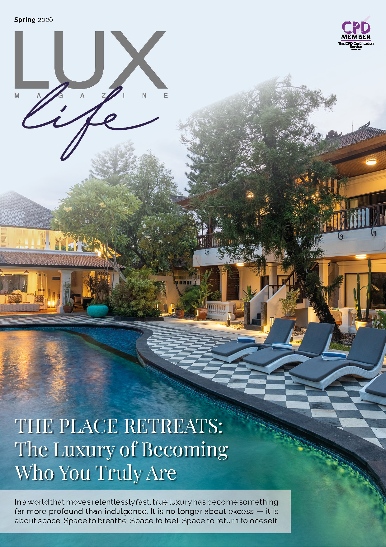 Magazine front cover - hero banner